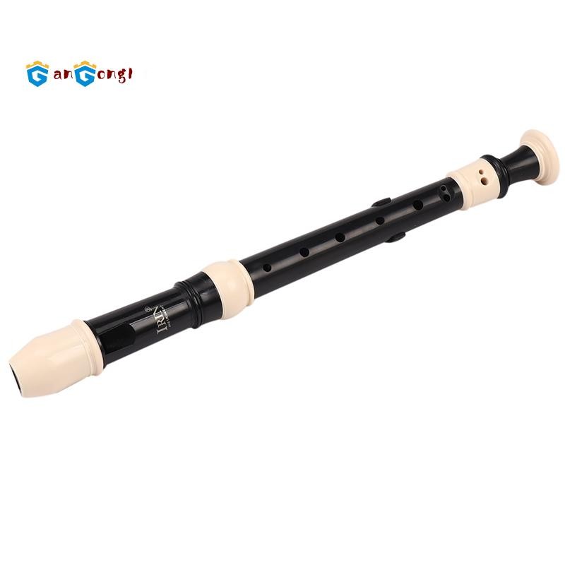 [gangong1] เครื่องบันทึก Abs Soprano Clarinet ขลุ่ยยาว Baroque Recorder Fingering เครื่องดนตรีอุปกรณ