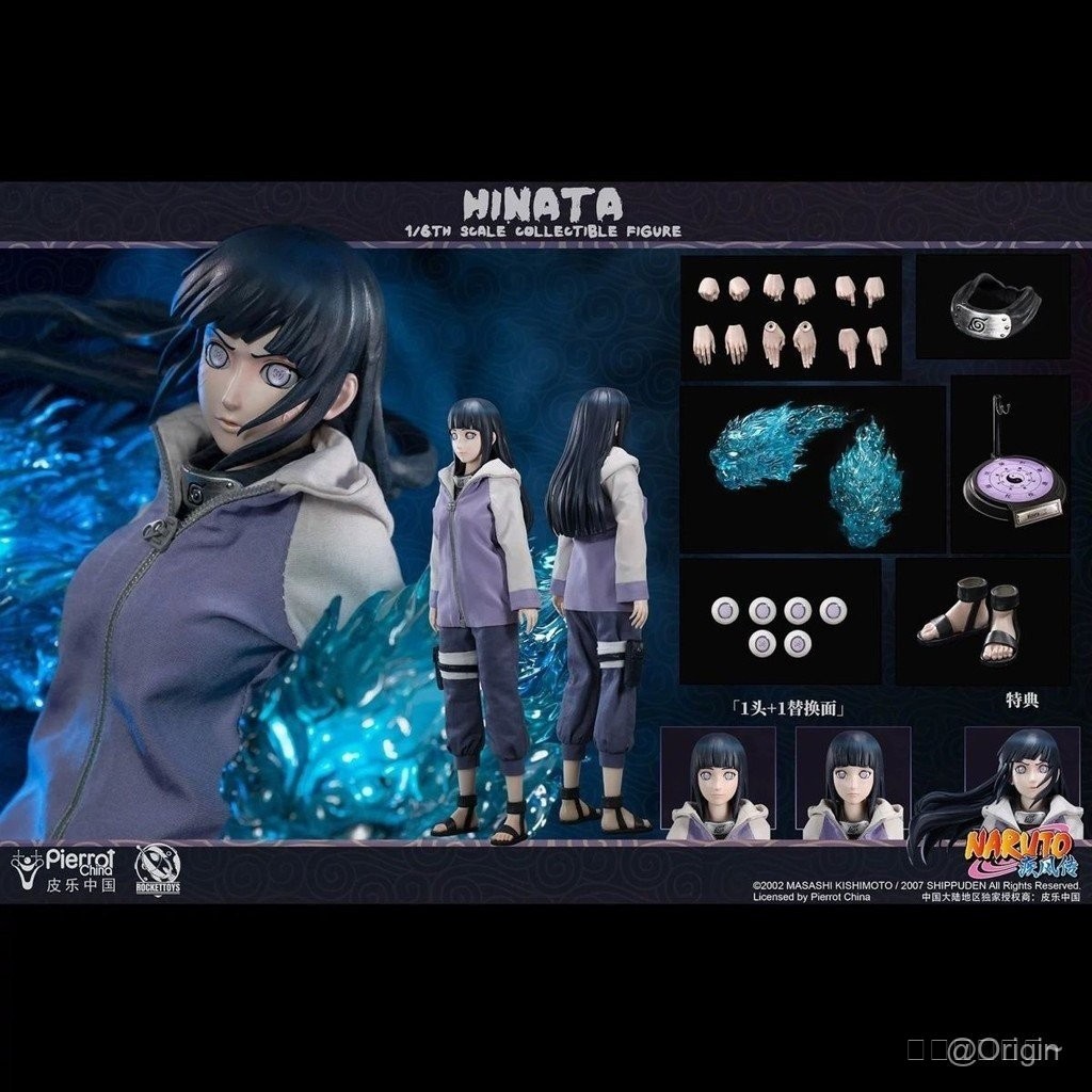 RoetToys ROC Hyuga Hinata Naruto ทหาร 1/6 Action Figure ของเล่น