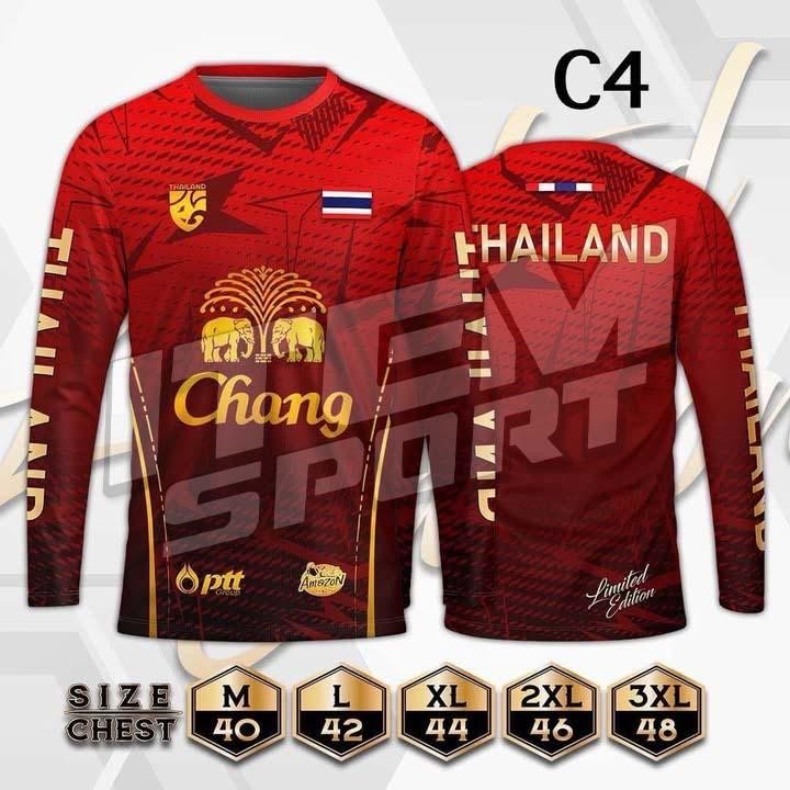 เสื้อยืดแขนยาวลายช้างสำหรับผู้ชายและผู้หญิง ทำจากวัสดุระบายอากาศ สวมใส่ง่ายและสไตล์แฟชั่น - รูปที่ 3