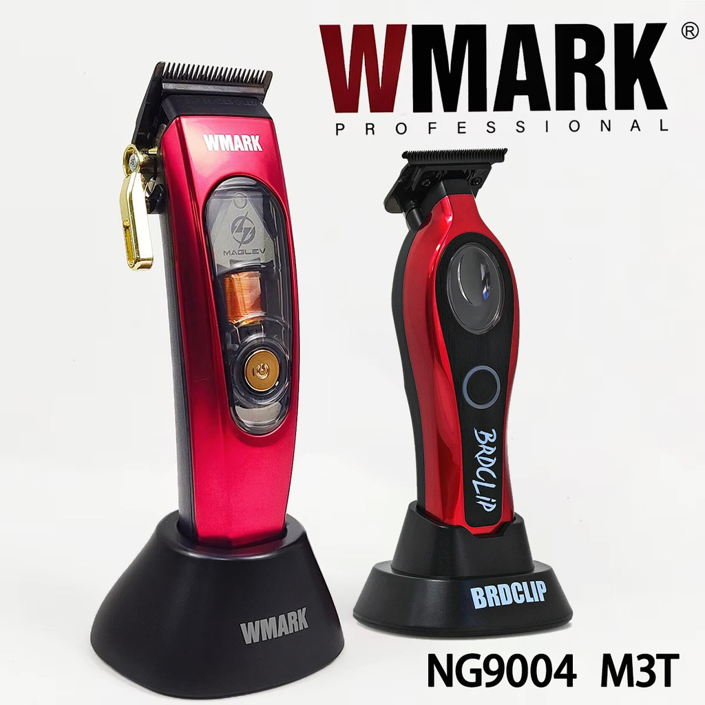 Professional 10000RPM WMARK NG-9004 BRDCLIP M3T ผม Clipper DLC ใบมีดมอเตอร์สูง Salon ไฟฟ้าผม Trimmer