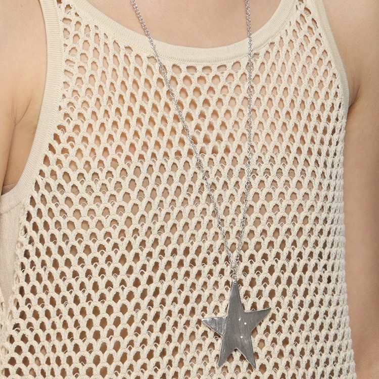 SND SS25 Aviator Star Diamond สร้อยคอยาว