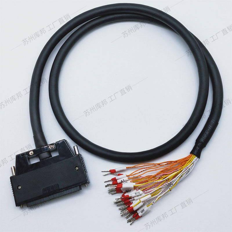 Fujitsu FCN40 Core PIN Connector Terminal Block Omron C500-CE404 A6TBXY36 PLC สายไฟ