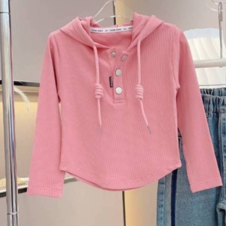 เสื้อแขนยาวสไตล์เกาหลี ออกแบบเพื่อความสะดวกในการสวมใส่ ขนาดใ…