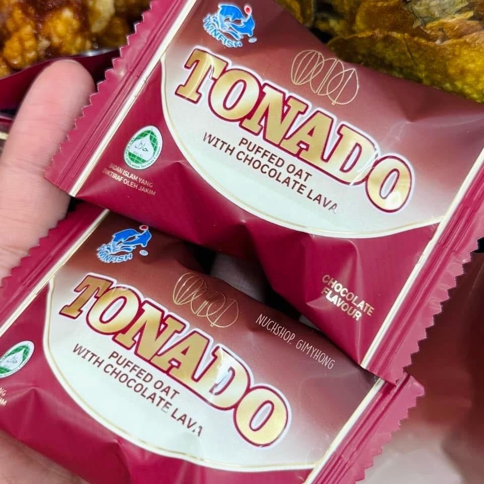โอ้ตพัฟกรอบสอดไส้ลาวาช็อกโกแลต เข้มข้น – Tonado 140g ราคา ถูกที่สุด ดีลบีเคเค แกลเลอรีภาพที่ 2