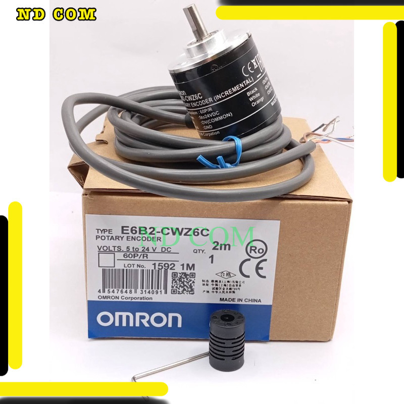 สุดคุ้ม! E6B2-CWZ6C 60P/R TYPE E6B2-CWZ6C POTARY ENCODER VOLTS. 5 to 24 V  DC 60P/R