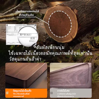 วอลนัท ชั้นเก็บของติดผนังไม่ต้องเจาะรูกันน้ําและกันน้ํามัน