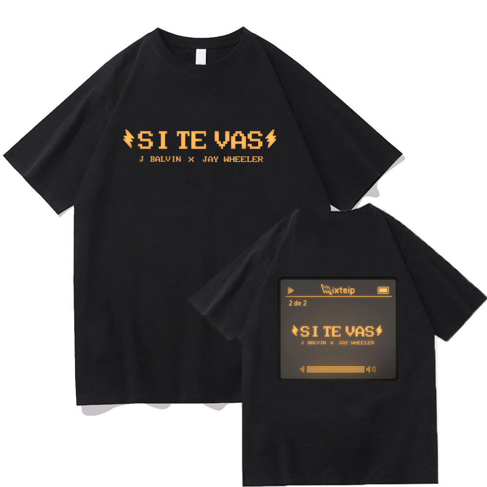COD 2025Si Te Vas J Balvin X Jay Wheeler Graphic T Shirts Women Mennew23 LE9P