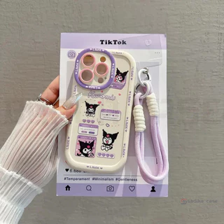 เคสไอโฟน คุโรมิ สำหรับ IPhone 13 11 12 14 15 PRO MAX XR XS MAX 6 7 6S 8 14 15 Plus 15PRO 11PRO 13PRO 14PRO 12PRO PFK957