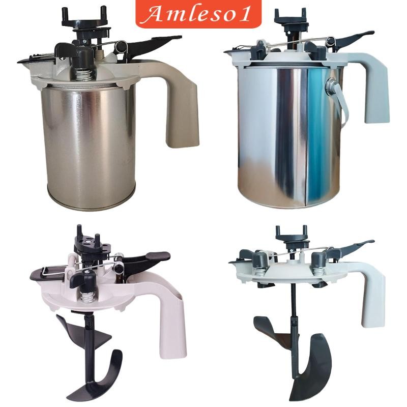 [Amleso1] Pint ด้ามจับฝาผสม Hndle Pint ผสม Pint Slurry Cover หยดฟรี Pint