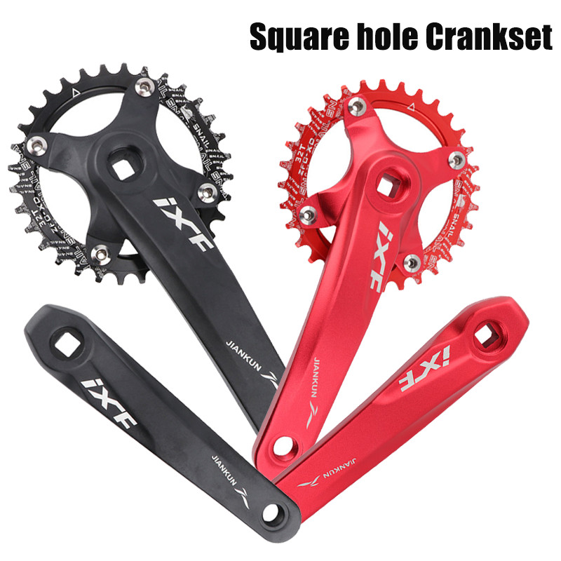 IXF Square Hole Monoplate Cranks Mtb 170 แขน 104BCD 32/34/36/38T จักรยาน Crankset