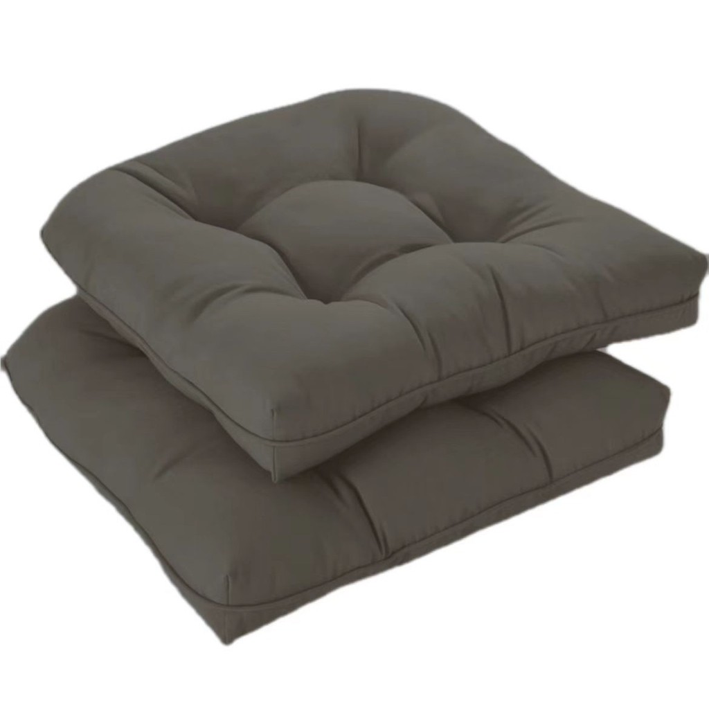 เก้าอี้หวายกลางแจ้ง u-Shaped 2ps เบาะ Garden Courtyard Tatami เบาะพนักพิงเบาะ