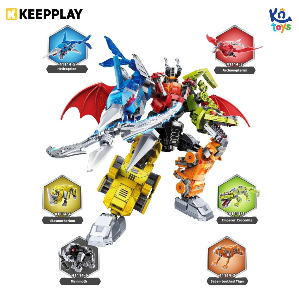 K Keepplay 41114 ของเล่นประกอบ - หุ่นยนต์ Than Vu (775 ชิ้น)