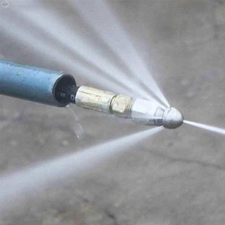 MXBEAUTY หัวฉีดท่อเจ็ทเตอร์ท่อระบายน้ํา, หัวฉีดแรงดันสูงสแตน…