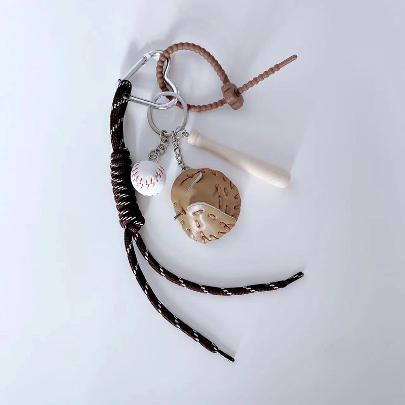 ปีนเขาหัวเข็มขัดเชือกเบสบอลพวงกุญแจจี้สําหรับกระเป๋าพวงกุญแจกระเป๋าเป้สะพายหลังอุปกรณ์เสริมเพื่อนของขวัญ - รูปที่ 2