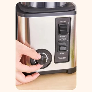 เครื่องปั่นน้ำผลไม้ 9500W 4L เครื่องปั่นน้ำแข็ง 2 in 1 6ใบมีด ปั่นสมูทตี้ ปั่นน้ำแข็งได้ มอเตอร์รอบสูงพิเศษ D0220