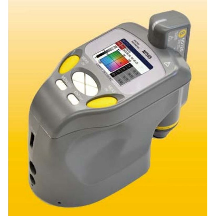 อุตสาหกรรมสีไฟฟ้าญี่ปุ่น DENSHOKU เครื่องวัดความแตกต่างของสีสเปกตรัมมือถือ NF 555