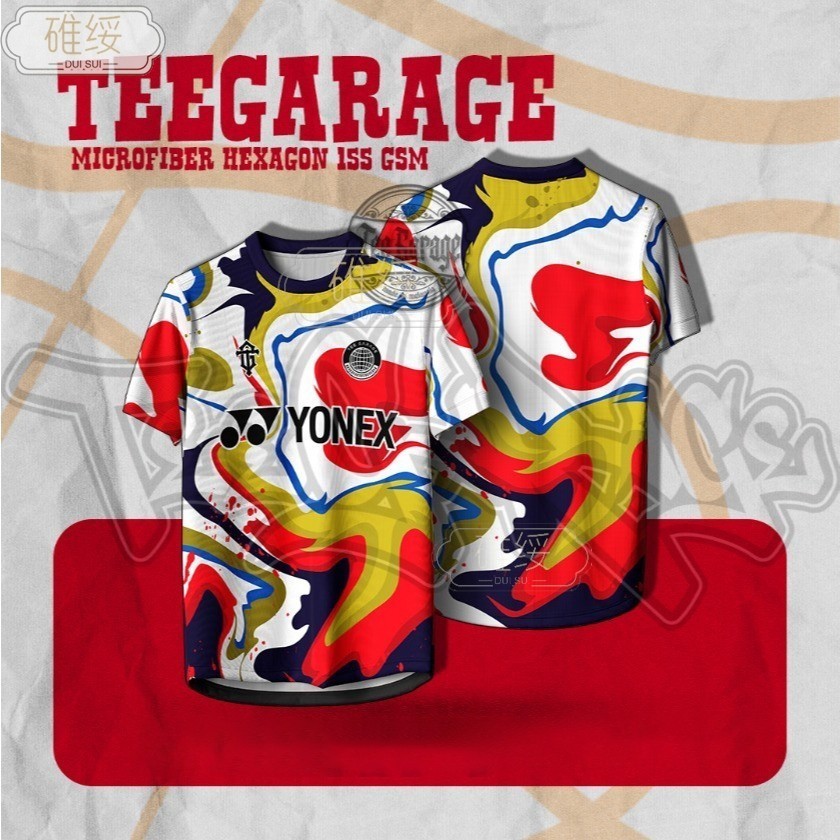 TEEGARAGE BADMINTON YONX SUBLIMATION JERSEY 100-3XL