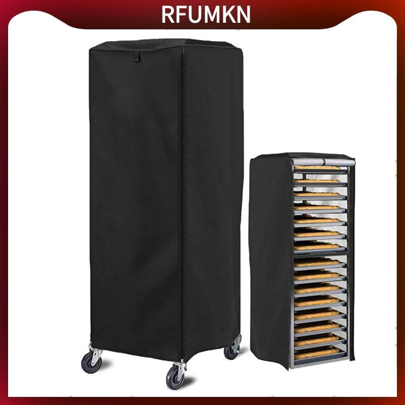 [rfumkn] Baker Rack Cover Waterproof Bun Pan Rack Cover for Bakery Shop Kitchen