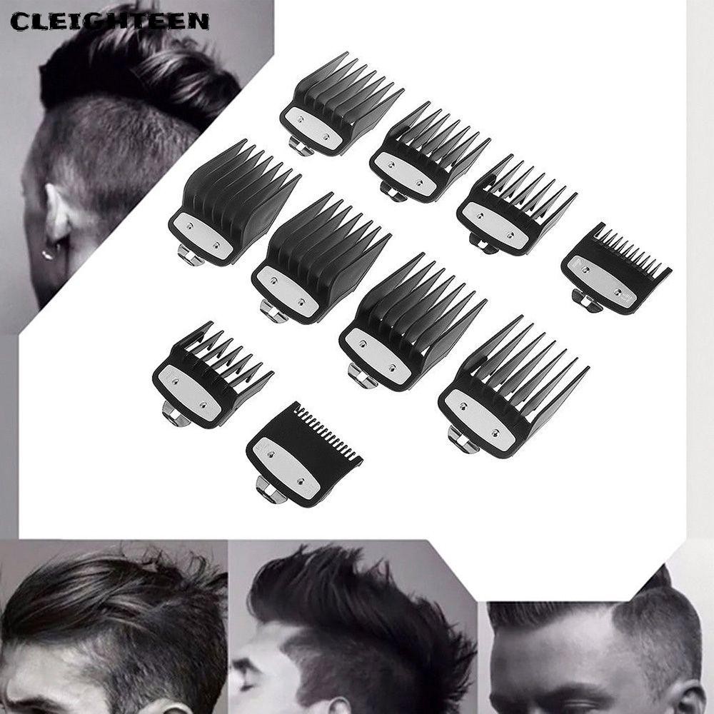 CLEIGHTEEN 1PC ตัดผมเปลี่ยนผม Trimmer Salon 10 ขนาดสิ่งที่แนบมา
