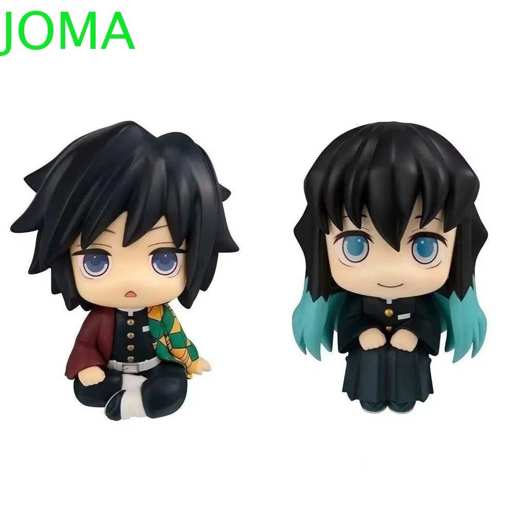 JOMA Demon Slayer ตัวเลข,รุ่น Q อะนิเมะอุปกรณ์ต่อพ่วง Tokitou Muichiro รุ่น, เด็ก 10 ซม.คอสเพลย์ Loo