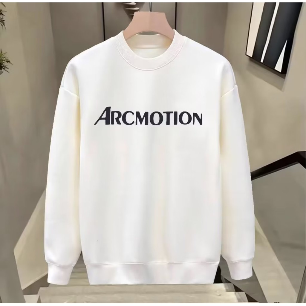 2025 NEW Heavyweight Crew Neck Sweatshirt Men's Trendy Brand Printed Fashion Fleece Versatile Hoodle