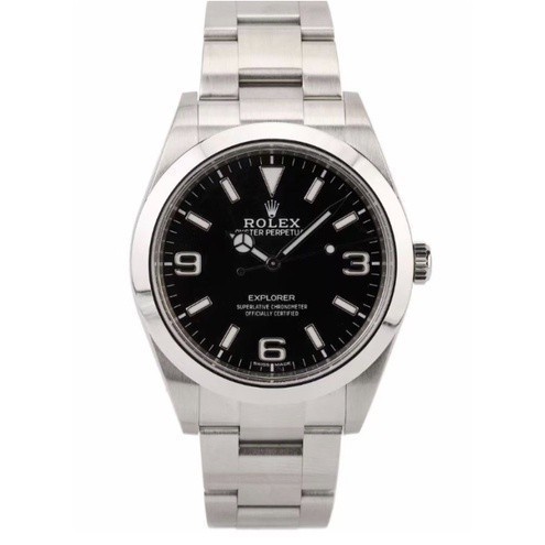 Rolex Explorer Series 39mm Black Dial Automatic Watch For Men # Steel Belt ,