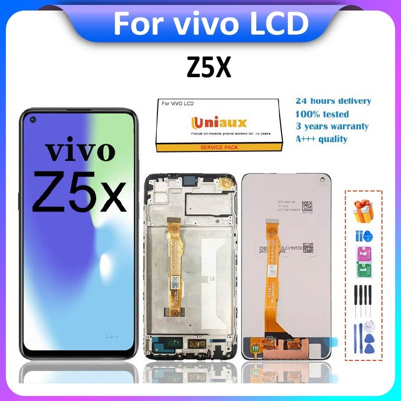 สําหรับ vivo Z5x V1911A V1919A 1919 จอแสดงผล LCD หน้าจอสัมผัสเปลี่ยน