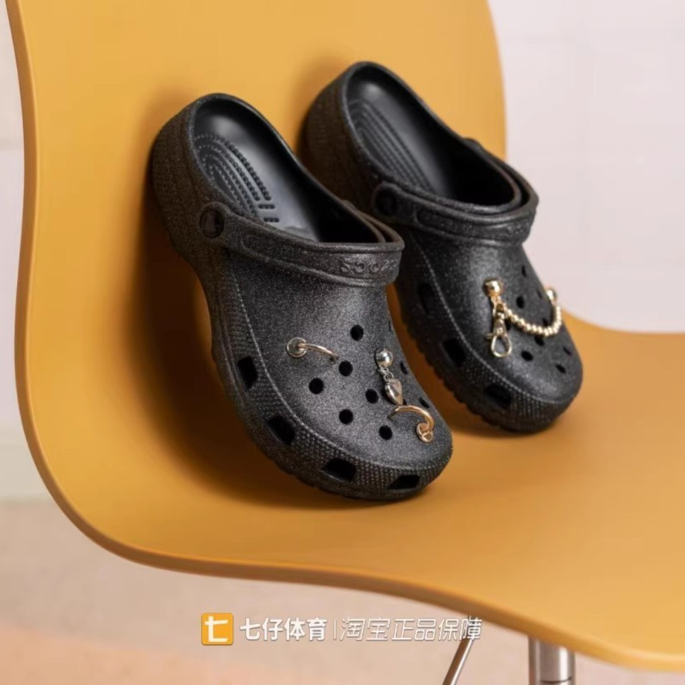 รองเท้าแตะผู้หญิง Cross Classic clog glitter Woman Cross glitter