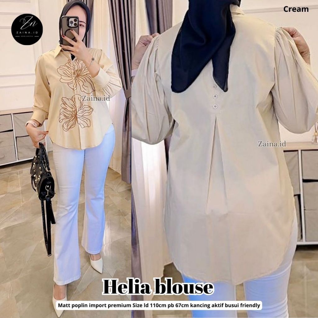 2609 HELIA BLOUSE by Zn // NOVIISTUFF