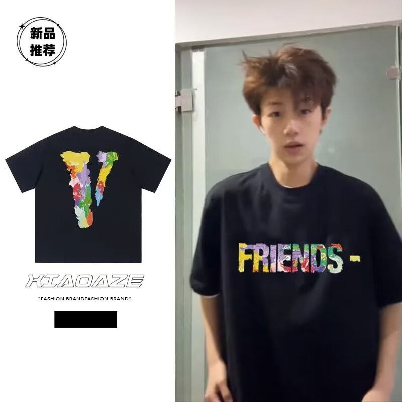 COD 2025 Letter Print American Street Hip-Hop Short Sleeve Unisex Youth Couple Summer Casual Loose T