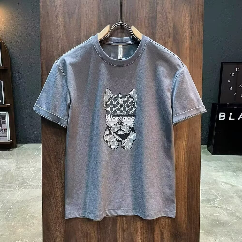 2025 NEW 2025P17 (Long-staple Pure Cotton 230g) D-8140 Black/White/Grey S-5XL Size new23 VGFU