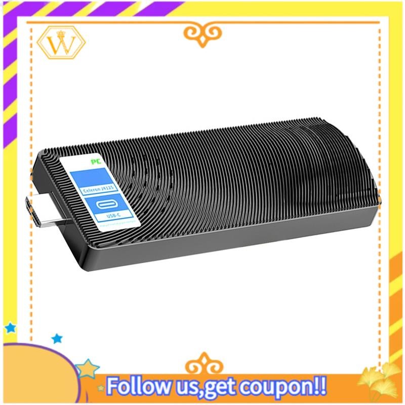 4K 2.0 J4125 มินิคอมพิวเตอร์ PC Stick Win 11 Pro Fanless 8GB 128GB WiFi5 แล็ปท็อปเดสก์ท็อปใช้งานร่วม