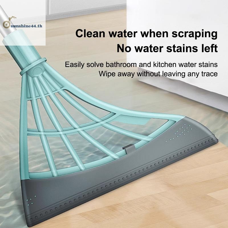 FOURSUN ซิลิโคน Magic ยางไม้กวาด Mop มือฝุ่นไม้กวาด Home ทําความสะอาดพื้นไม้กวาด Wiper ห้องน้ํา Mops แม่มดเครื่องมือ TH