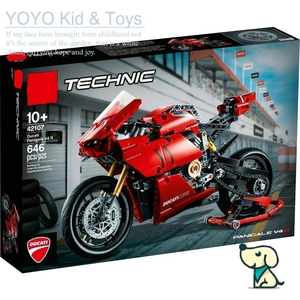 YoYo Hobby HY5 เข้ากันได้กับ /Technic/Ducati Panigale V4 R/10272/42107/2026/บล็อกตัวต่อ/ของเล่น/ ET8