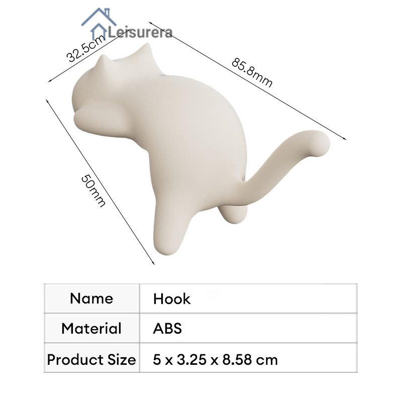 LAลูกแมวเดสก์ท็อปกระเป๋าเป้สะพายหลังตะขอด้านข้างมัลติฟังก์ชั่ไม่มีร่องรอยเจาะฟรี - รูปที่ 7