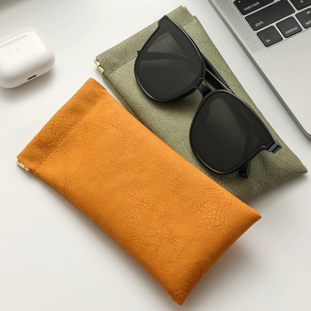 กระเป๋าใส่แว่นตาหนัง PU แบบนุ่ม กระเป๋าใส่แว่นกันแดด กล่องใส่แว่นตา-SU888