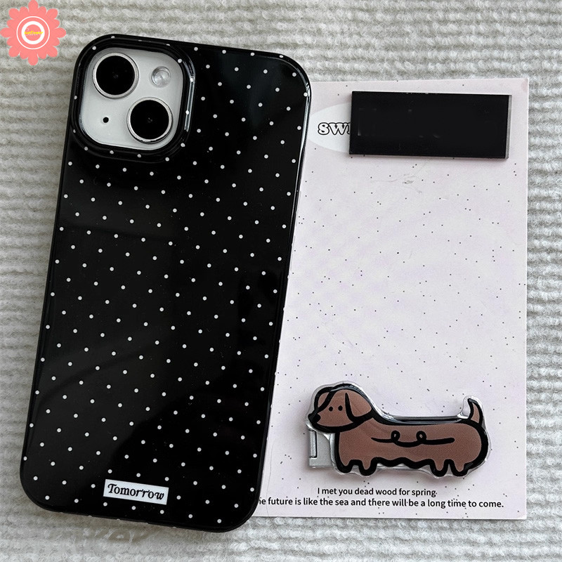 สําหรับ Infinix Hot 60i 30i 40i 30 40 50 50i 11 9 10 เล่นสมาร์ท 10 9 8 5 7 6 Plus Tecno Spark GO 1S 20C 10 20 Pro หมายเหตุ 30 Pro แฟชั่นตาราง Dot DIY Cat Panda Bracket Case - รูปที่ 3