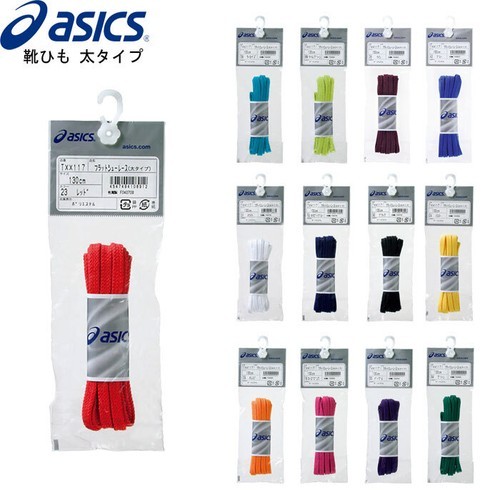 ASICS Shoe Laces Flat Strap (แบบหนา) 2 ชิ้น 1 ชุด Boxing Wrestling TXX117