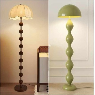 Nordic Floor Lamp Green Mushroom Lamp Standing Lamp Floor Lamp Night Lamp Lampu Hiasan Lampu Berdiri Bedside Floor Lamp