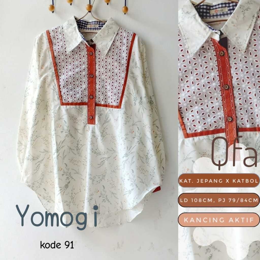 0310 YOMOGI BLOUSE by QfA // NOVIISTUFF