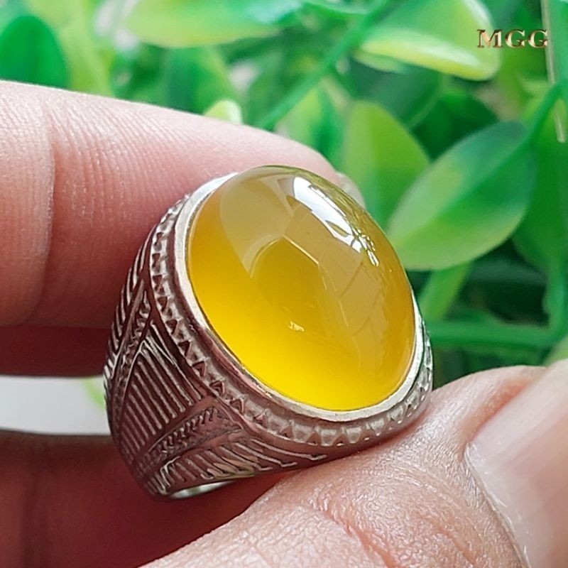 SUNKISH AGATE STONE RING ORIGINAL KING STONE