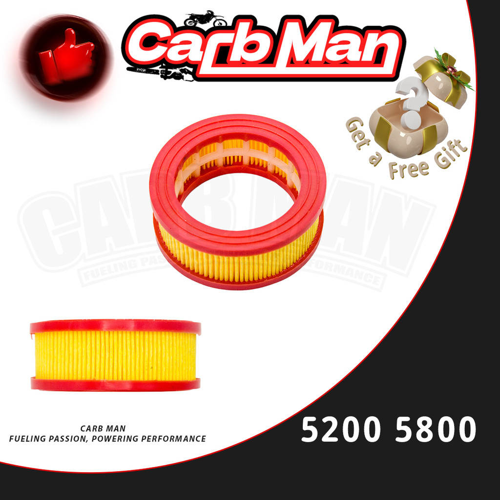 กรองอากาศเครื่องเลื่อยยนต์ 5200 5800มน