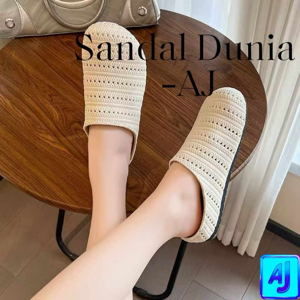 Anti-Slip Slop Sandals Rubber Sandals Mesh Flat Sandals