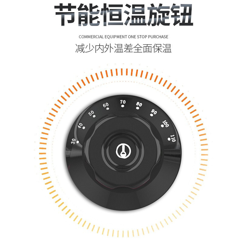 Lecon (lecon) โต๊ะรับประทานอาหารฉนวนกันความร้อนเชิงพาณิชย์ 5 ช่องสแตนเลสอาหารจานด่วนฉนวนกันความร้อนโ