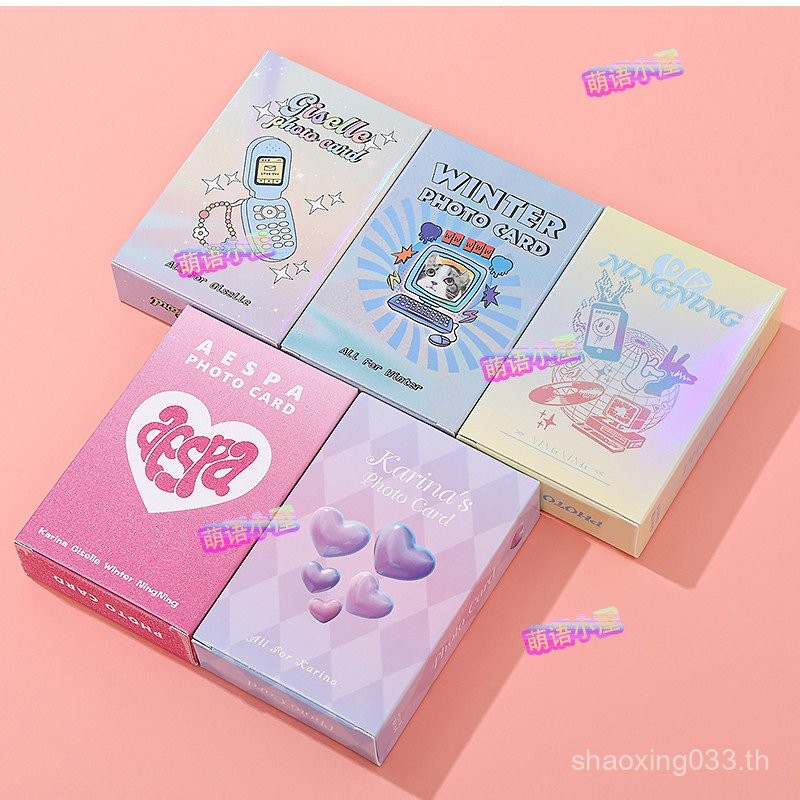 AESPA Laser Photocard Ning Yizhuo Liu Jimin Minting Nei Yongzhi Lizha Group อัลบั้ม Photocard Photoc