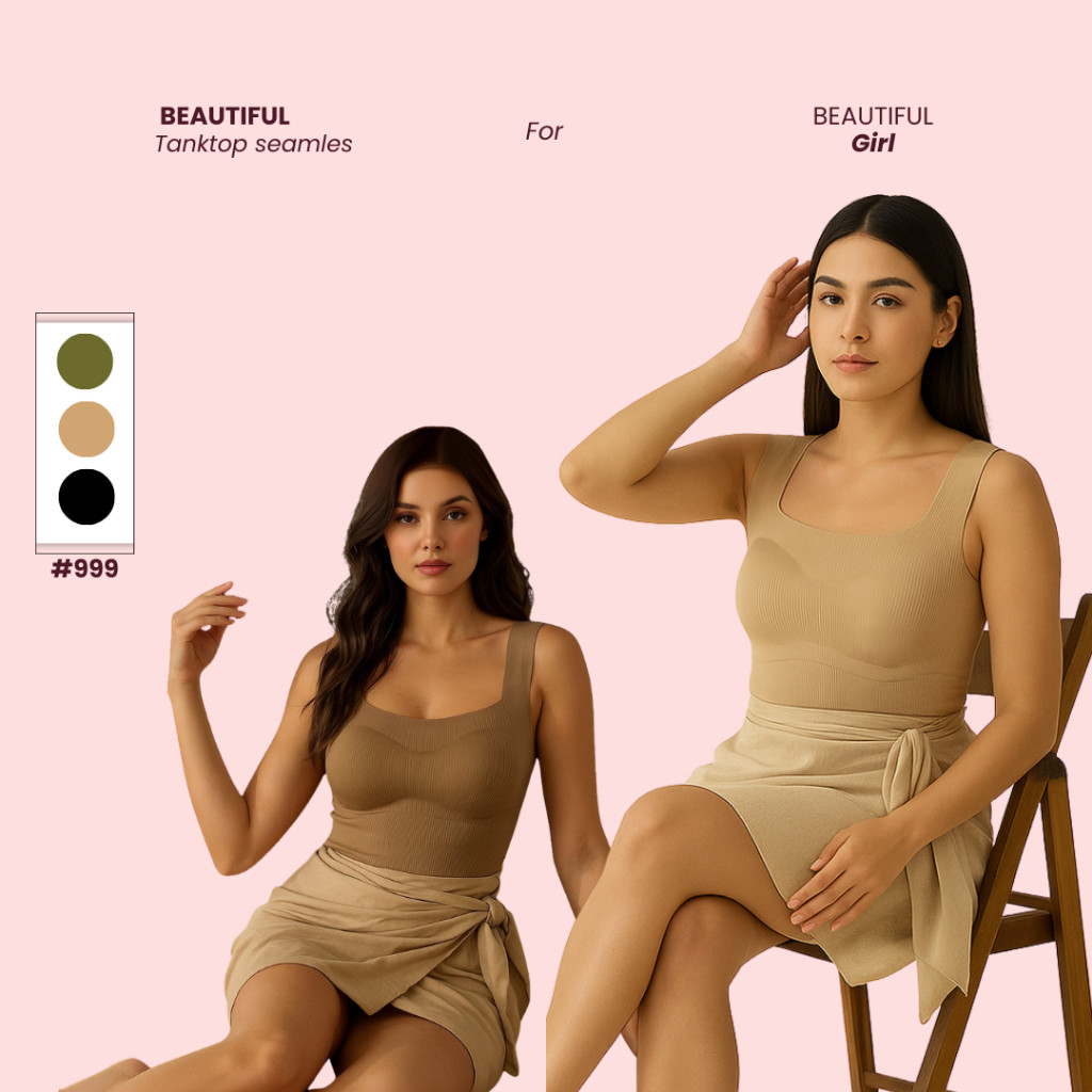 BRIGIXSHOP Bb 35-70Kg Ldmax 105Cm Tanktop Bra Seamless 999 แขนกุดจัมโบ้