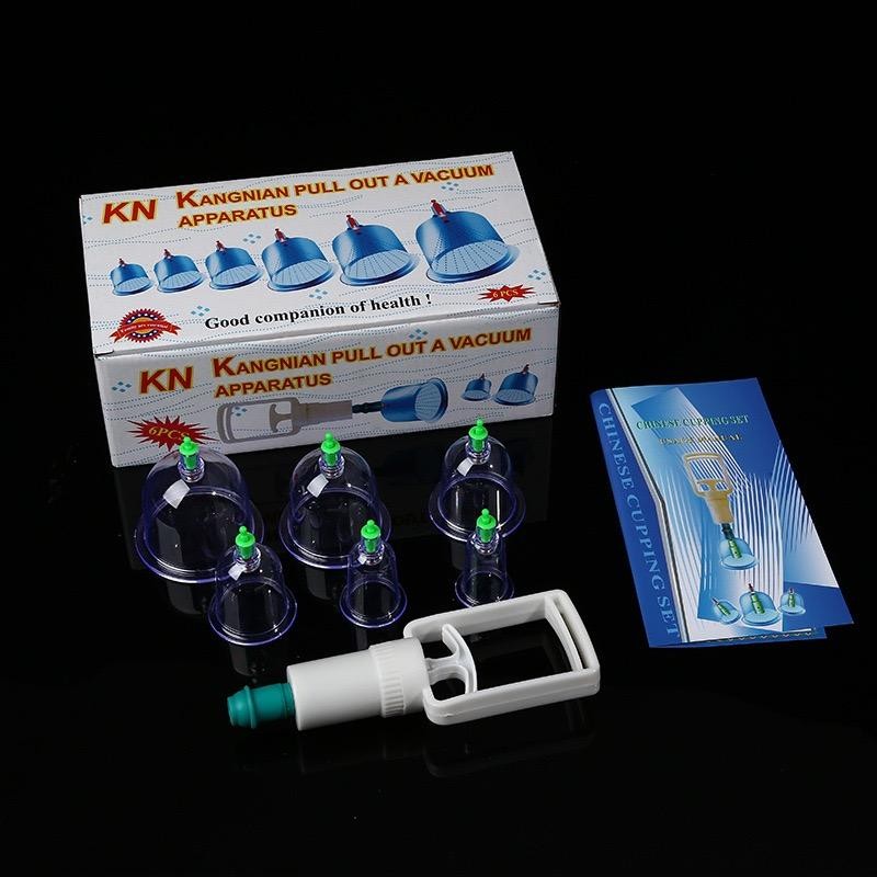 Cupping Set, 6 Cups Cupping Kit for Massage Therapy, Chinese Cupping Therapy Set with Magnetics, Pro