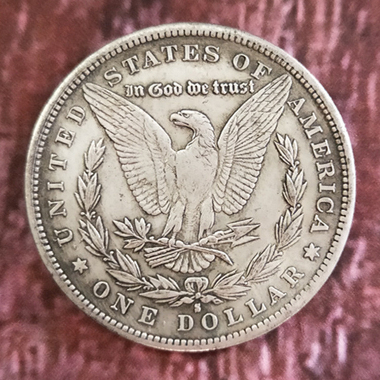 10.10d Silver Dollar 1881 American Blowable Silver Dollar Moore Coin Moore Coin Momore Coin เหรียญเง
