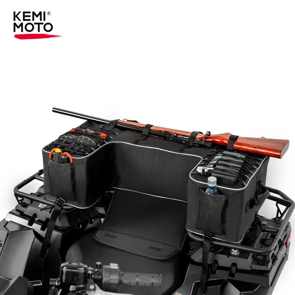 ด้านหน้าด้านหลัง Rack กระเป๋าสําหรับ Arctic Cat สําหรับ Yamaha ใช้งานร่วมกับ Polaris Sportsman สําหร