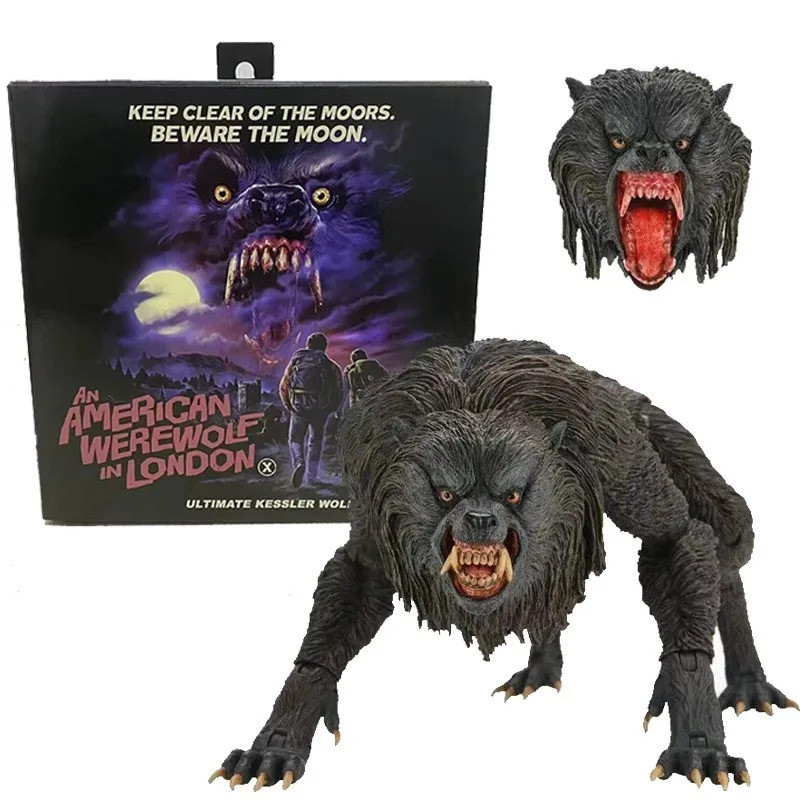 NECA American Werewolf Action Figure ที่ Global Terror ในลอนดอนหรูหราของเล่นของขวัญวันเกิดสําหรับเด็
